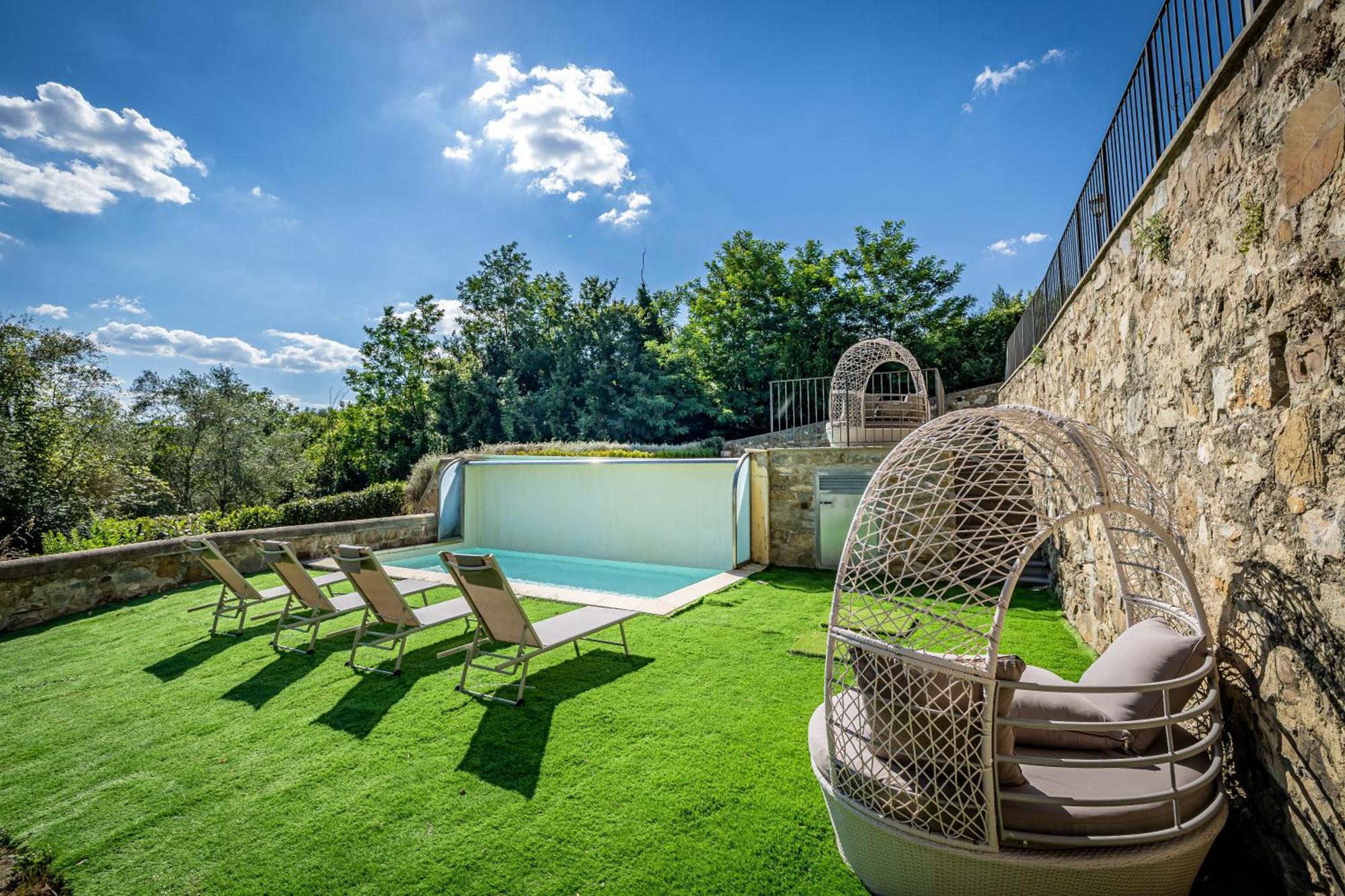 Luxury Villa Tolomei Gucci With Spa 산 자코포 알 지오네 외부 사진